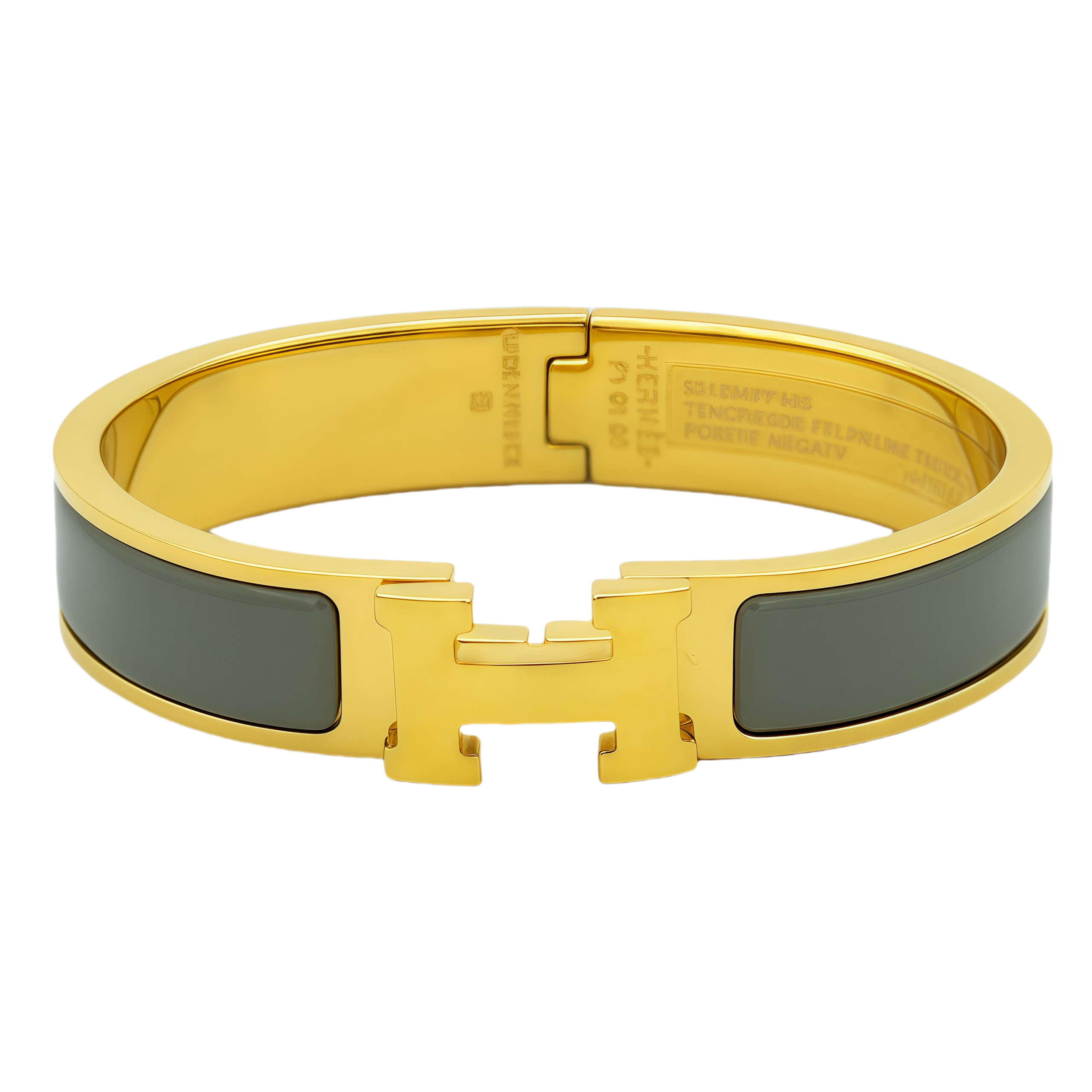 [Hermes]H BRACELET BLUE GREEN 12MM