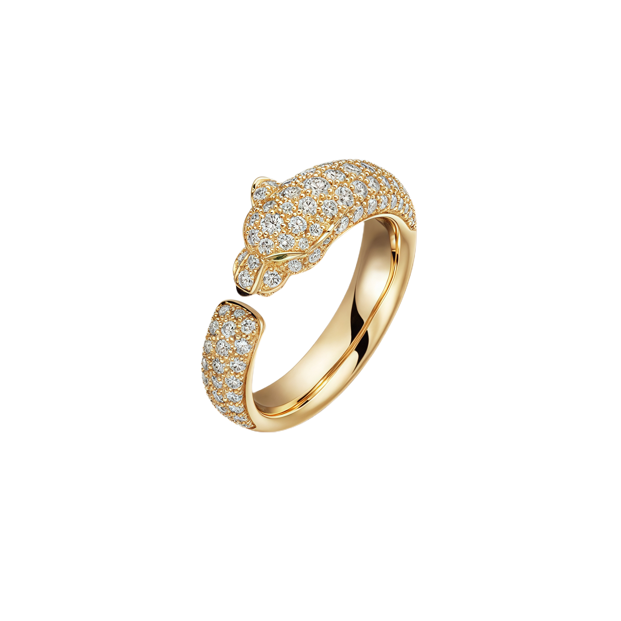[Cartier]PANTHERE PINK GOLD DIAMOND RING